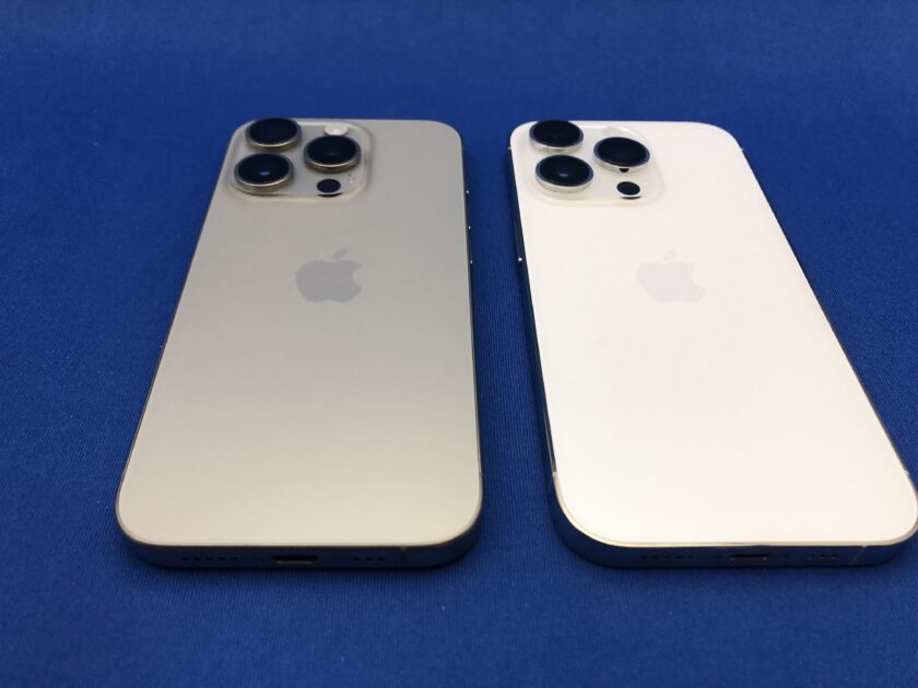 iPhone 15 Pro と iPhone 14 Pro を比較